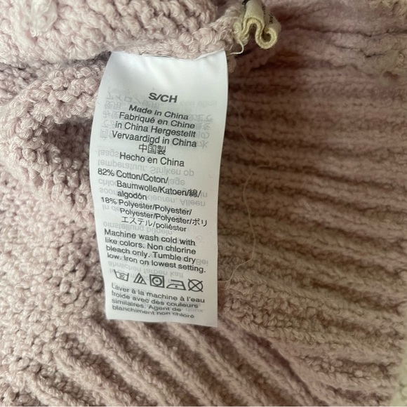 Madewell Dotted Bobble Pullover Sweater / Lavender / Size small - Picture 5 of 6